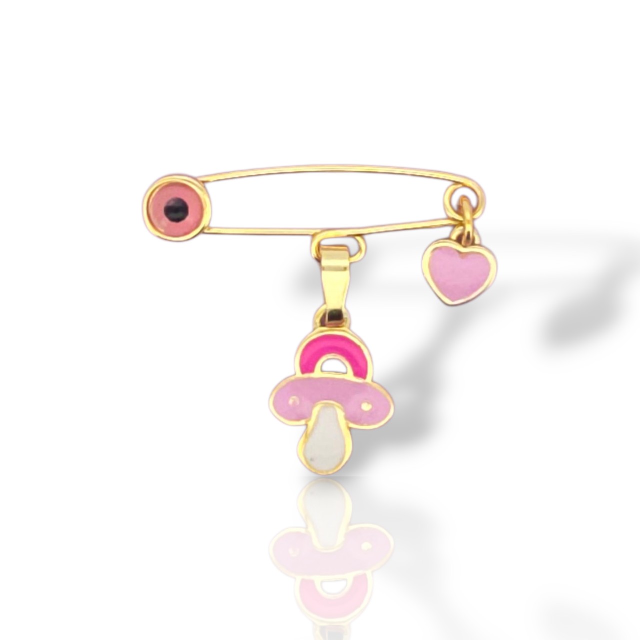 Παιδικό φυλαχτό απο ασήμι 925° επιχρυσωμένο (code L0082239)